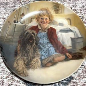 Vintage collectors Annie and Sandy plate